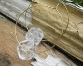 Gold hoop earrings : Golden age
