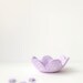 Ring Bowl,  Lace Texture Ring keeper Bowl, Purple , Lilac, Lavender ,Handmade Home Decor