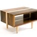 Bucks Side Table - Modern Walnut and Maple Table