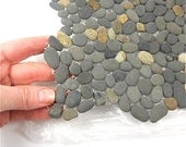 Miniature Garden Stone Sheet for Patio Pathway Fairy Terrarium Seaside Gray