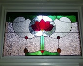 Stained Glass Window Panel - Transom Traditional yet Unique (TW-22)