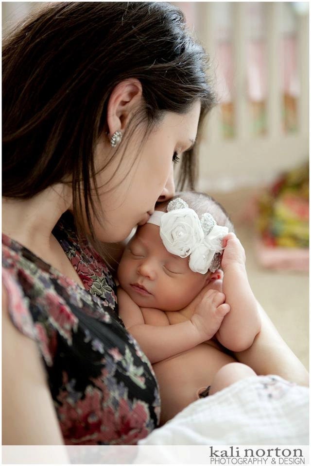 Baby Headband - Holiday Baby Headband White- White Chiffon Flower On A White Shimmery Stretch Headband- Baby Infant Toddler (WB)