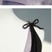 Vintage 50s Dress Rockabilly Black & Purple Lavender Cotton Eyelet Lace Full Skirt Sundress Party S / M