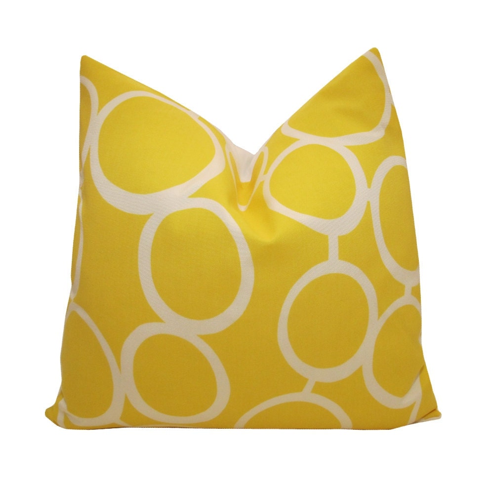 Free US Shipping-Indoor/Outdoor Decorative Designer Pillow Cover-18 inch-Trina Turk Sunglasses In Citron Sunshine