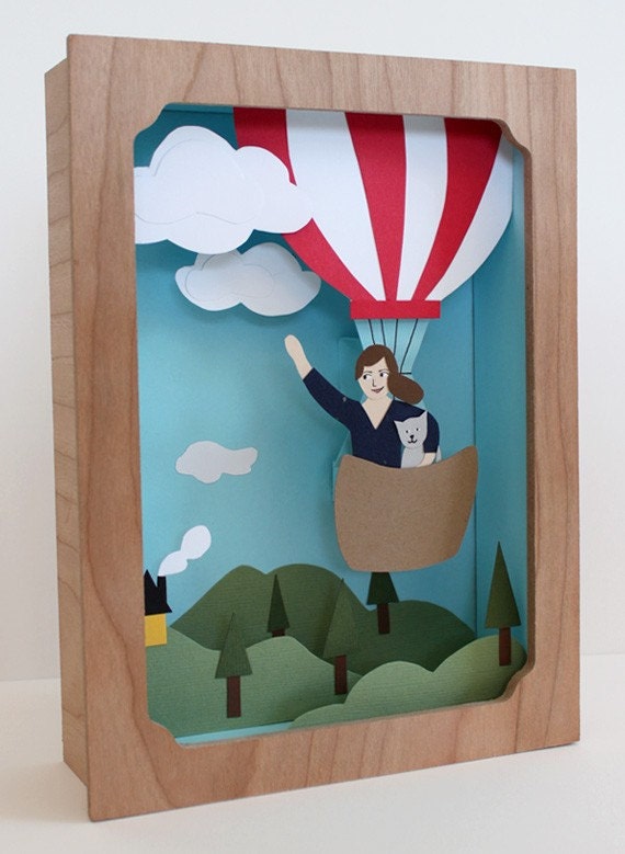 Balloon Adventure - Shadow Box Kit