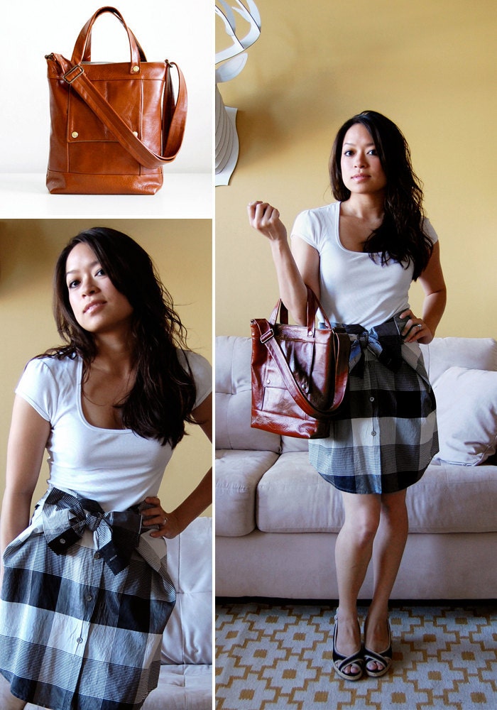 Packet in Arabian Spice Leather - Ready to Ship