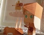 PAPER TOY & ILLUSTRATION: Muki Shungila. The fox Child.