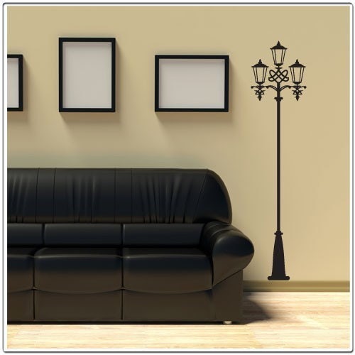 Victorian Street Lamp Post - Wall Decal
