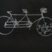 IN TANDEM: Personalized Tandem Bike Wedding Cake Topper