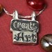 Create Art Necklace in Sterling Silver Personalized