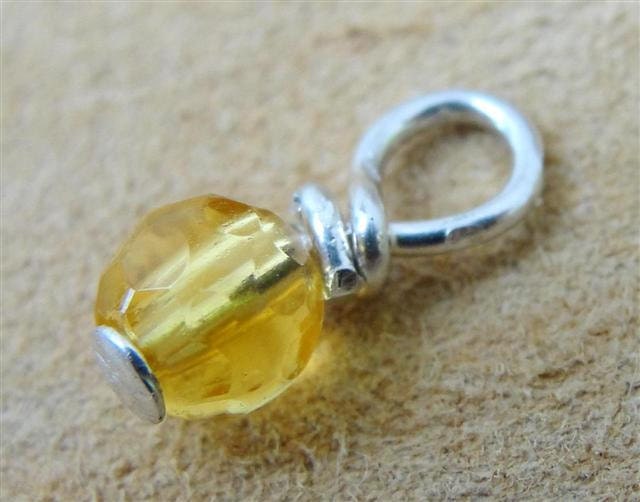 Sterling Silver Citrine Gemstone Birthstone November