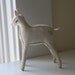little deer in wool and blue cotton...