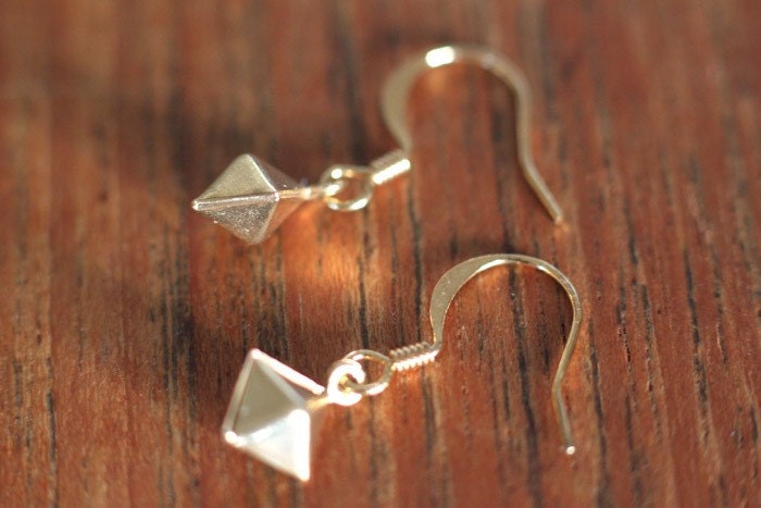 Tiny Box Earrings