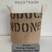 PDF Pattern for Round Burlap Bucket