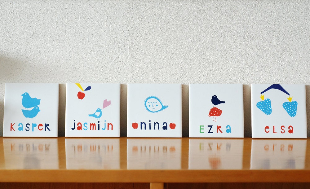 Custom made name tile (small)