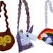 Crochet Pattern Owl - Rainbow - Unicorn Purses