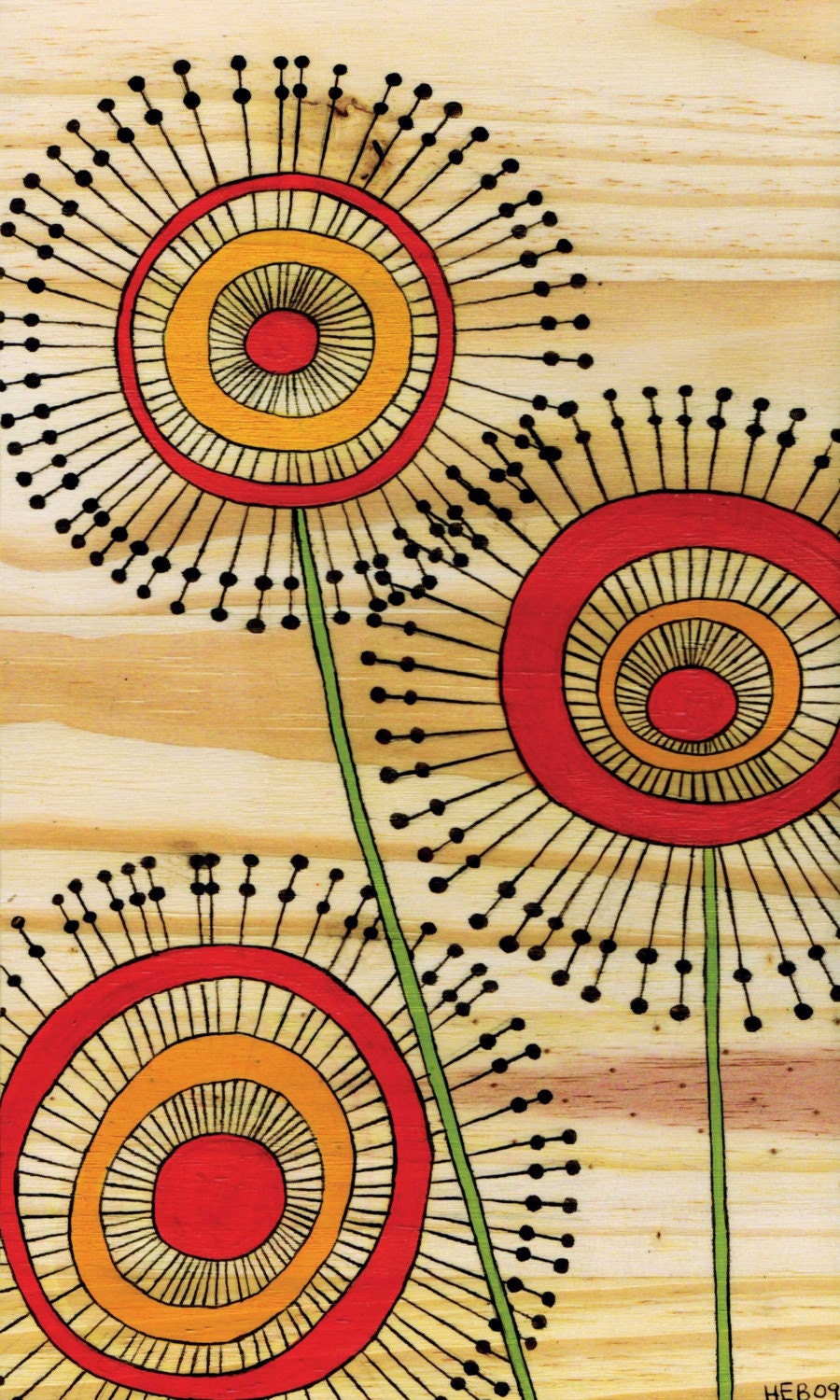 From My Imagination- Puffballs- Print