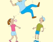 Playing Catch With Dad Father's Day Card by She's SO Creative (FD149)