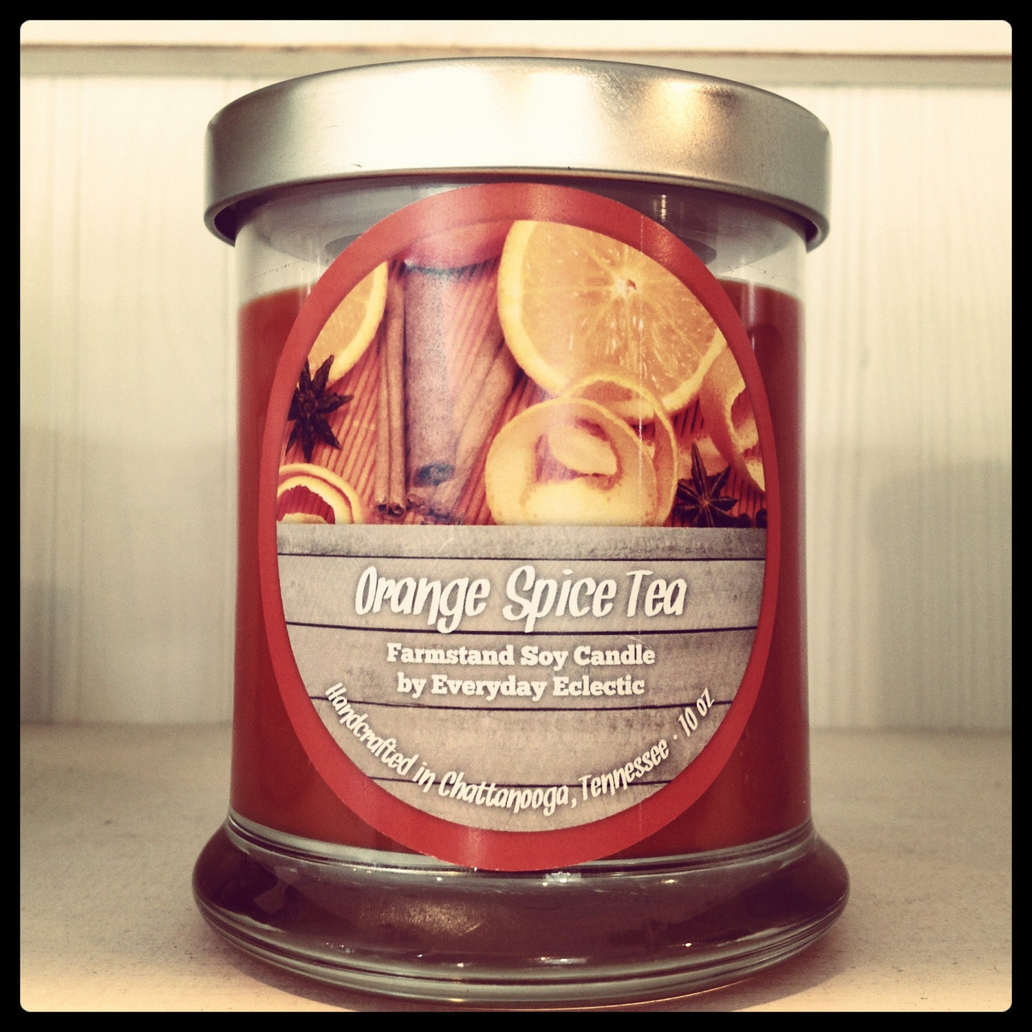 Orange Spice Tea - 10 oz. Farmstand Soy Candle