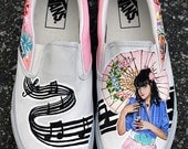 Hand Painted Katy Perry Shoes 9