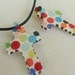 Multi dot small cross pendant SALE