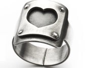 SALE Black Love ring