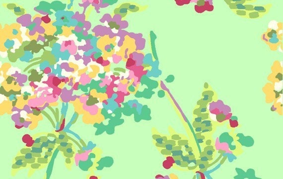 LOVE by Amy Butler, Water Bouquet in mint, 1 yard