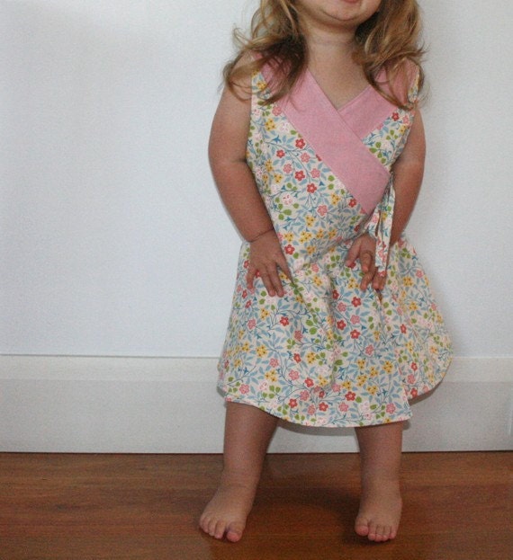 CRISS CROSS Reversible Dress PDF Pattern for Girls in Sizes 1-6