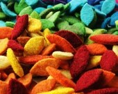 Leaf brooch kit....   1 yard brass zipper and  100% wool sweater felt  ...your choice of colors