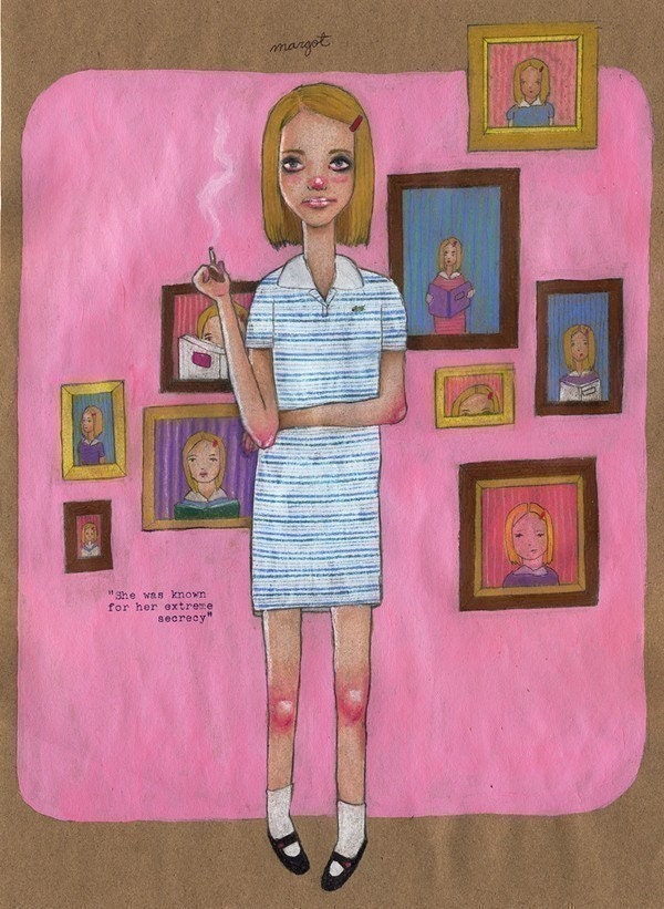 Margot Tenenbaum - 5x7 Illustration Print
