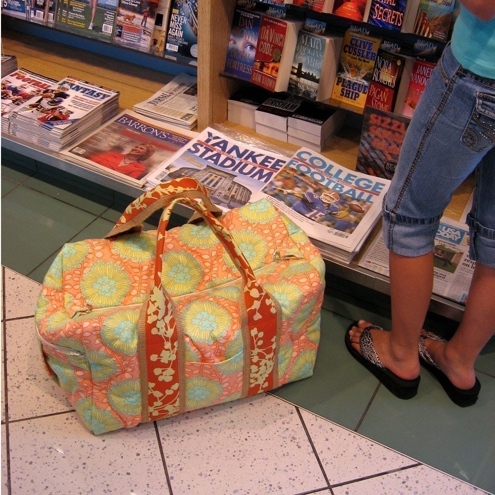 Sewing Pattern for Travel Duffle PDF format