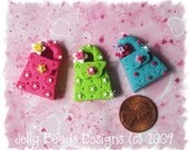 Pretty Purse Polymer Clay Bead