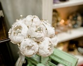 MC GRETCHEN  - Whimsical Delights Collection -  Brooch bouquet with couture flowers and matching accessories