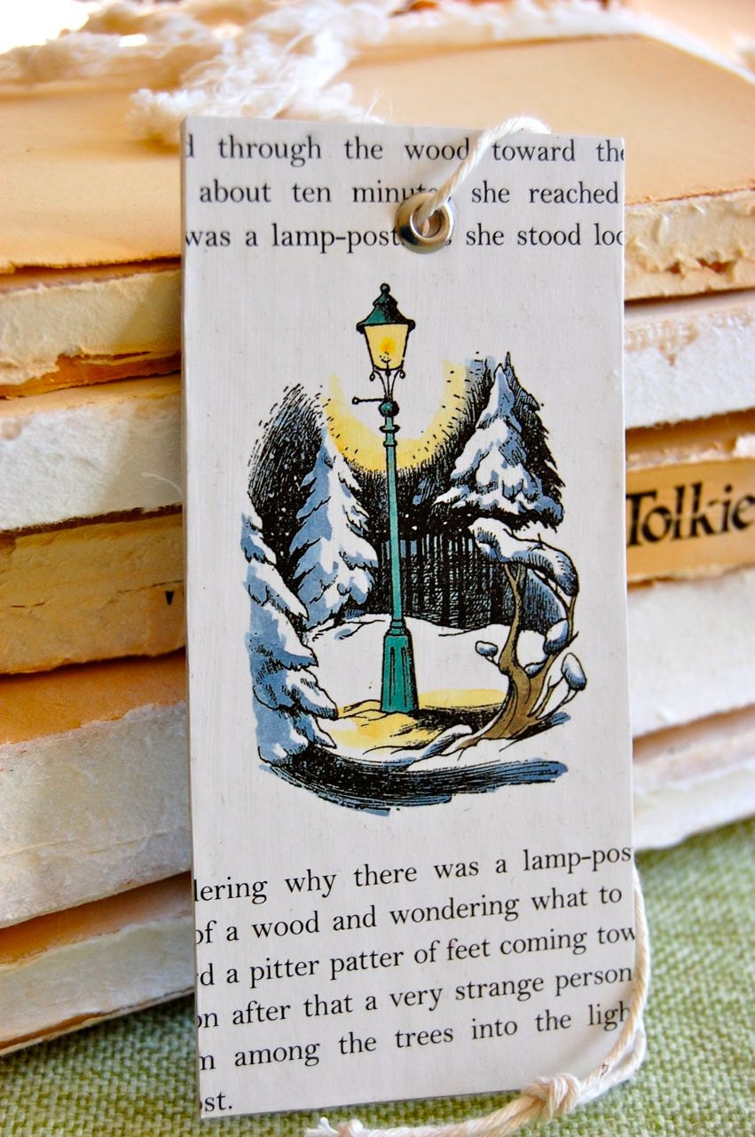 Narnia Decoupaged Tags