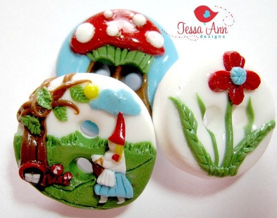 Gnome GIRL (set of 3)