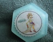 Fancy Girl in the Blue Soap -   Blueberry Scented