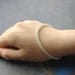 Sterling silver bangle bracelets , three 3 bangles, wire crochet