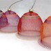 Wire weaved Lampshade in warm colors