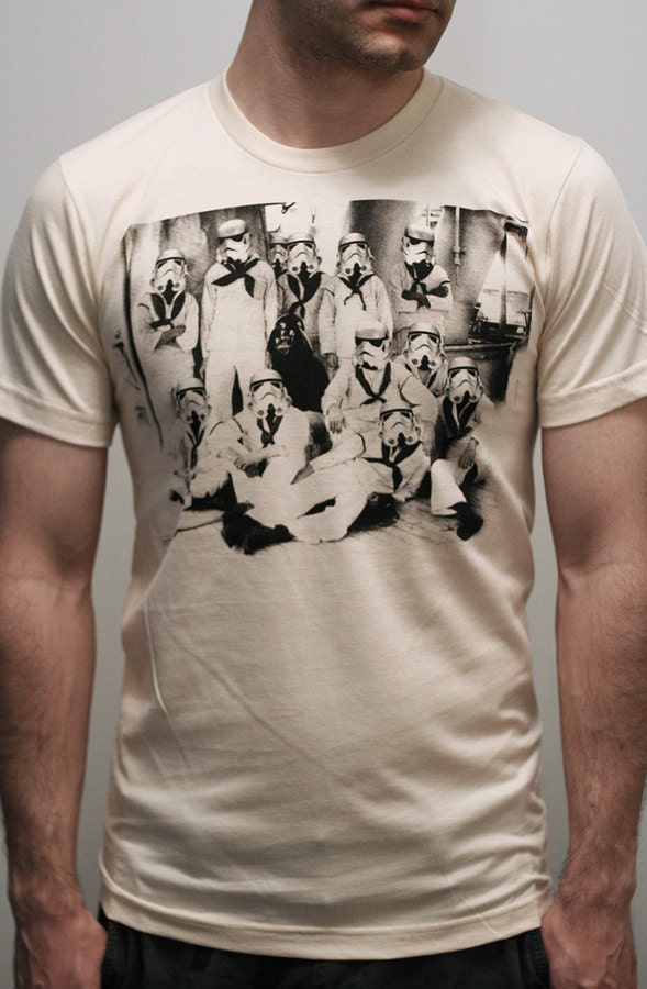 Vader's first Crew - Mens t shirt / Unisex t shirt  (Star Wars / Stormtrooper t-shirt)