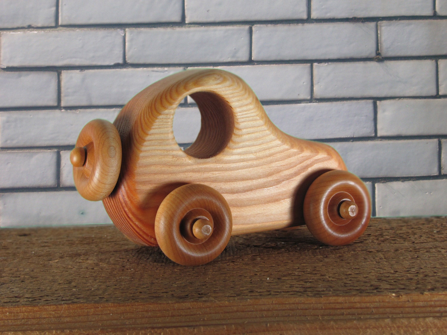 wood car push toy