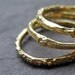 Chocolate Diamond Twig Solitaire in Recycled 14k Yellow or White Gold