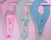 Handmade Personalized Pacifier/Teething Bib