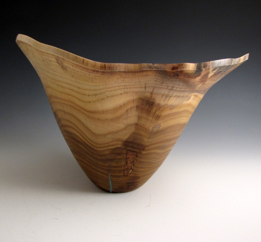 Natural Edge Pawpaw Wood Turned Bowl