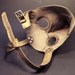 Plague Doctor's mask in brownish tan leather Classic