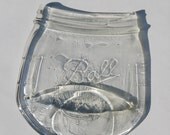 Ball Mason Canning Jar  Eco Friendly Spoon Rest - Bridesmaid Gift Recycled Ring Holder
