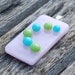 Pastel Fused Glass Pendant - Pink, Green, Blue Jewelry