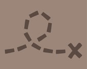x marks the spot by elsiecake vinyl wall decal art