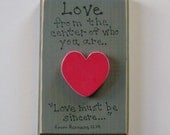 LOVE Christian Wall Hanging