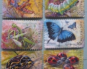 Australian Insects - postage stamp ephemera