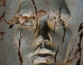 Distorted Face I - Textured Digital Art Photo Print